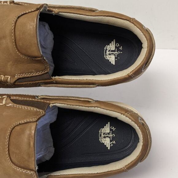 Dockers Tiller Boat Shoes, Dark Tan Leather, Men\'s 11.5 M main image 7